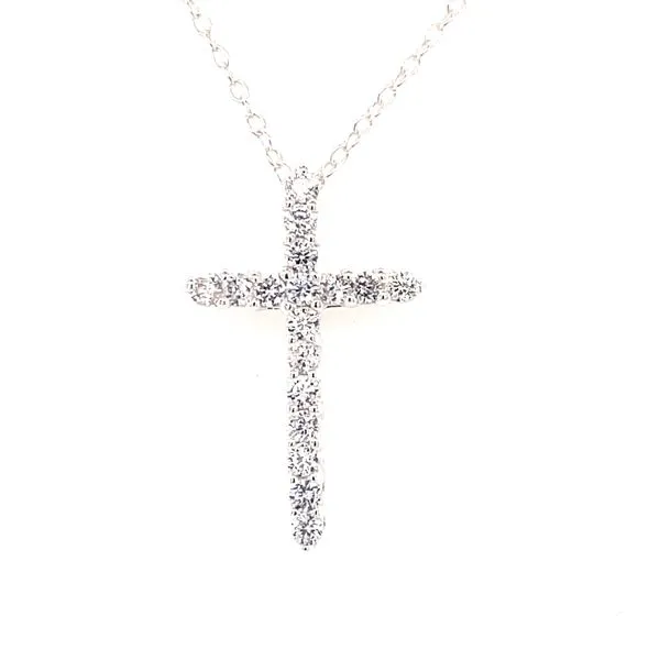 Cross pendant in sterling silver with cz Bryan Jewelry Prattville, AL