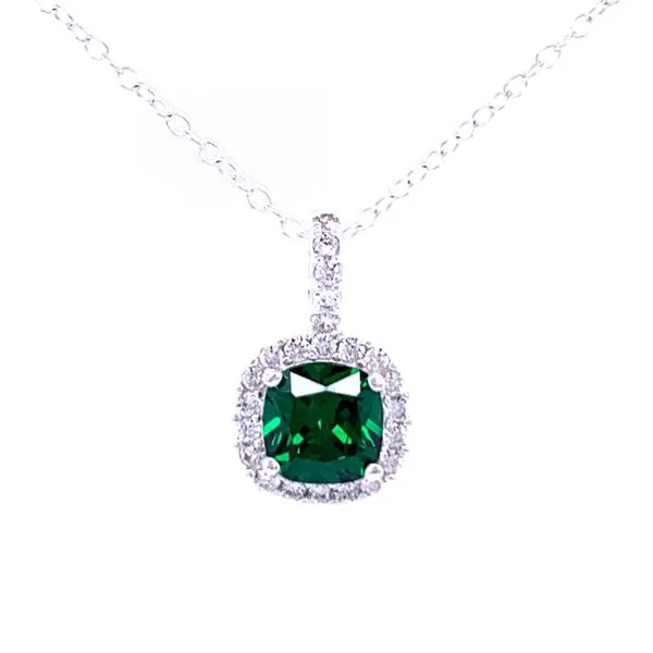 May Birthstone pendant in Sterling Silver Bryan Jewelry Prattville, AL
