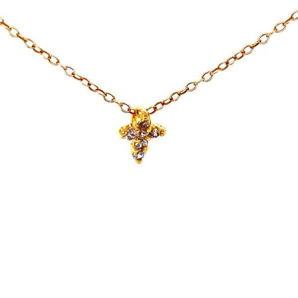 Children's Silver CZ Cross Necklace Bryan Jewelry Prattville, AL