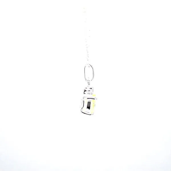 6x4 oval August simulated birthstone in sterling silver Image 2 Bryan Jewelry Prattville, AL
