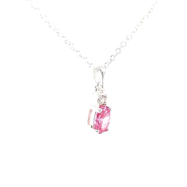 6x4 oval October simulated birthstone in sterling silver Image 3 Bryan Jewelry Prattville, AL