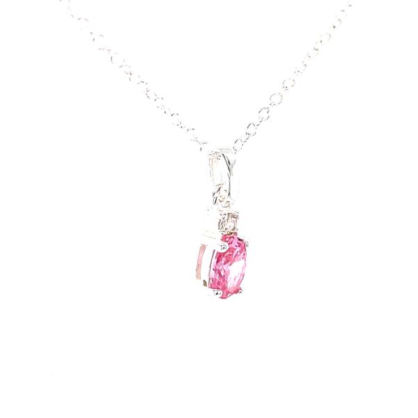 6x4 oval October simulated birthstone in sterling silver Image 3 Bryan Jewelry Prattville, AL