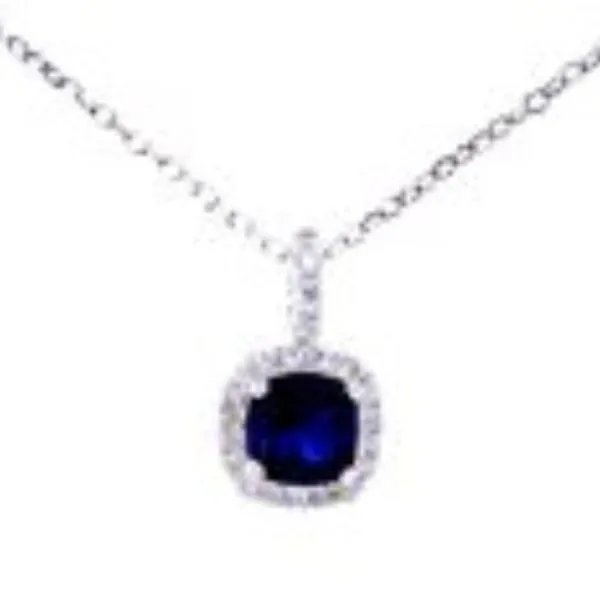 September Birthstone Pendant in Silver Bryan Jewelry Prattville, AL