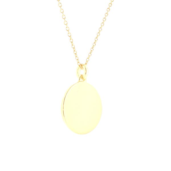 Modern Simplicity. Effortless Shine-Follina Pianura Pendant in 18k Yellow Gold Plate Image 2 Bryan Jewelry Prattville, AL