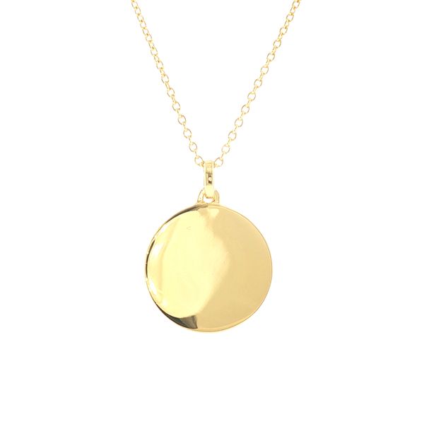 Modern Simplicity. Effortless Shine-Follina Pianura Pendant in 18k Yellow Gold Plate Bryan Jewelry Prattville, AL