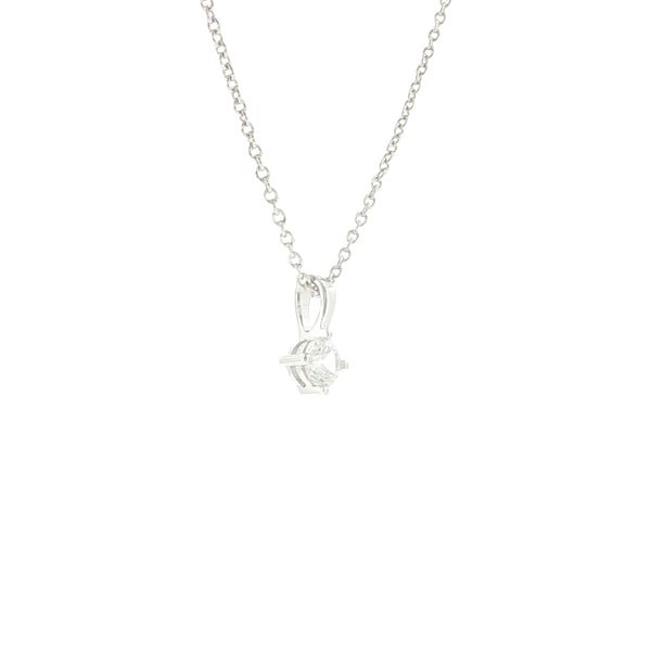 Delicate Sparkle. Everyday Elegance-Princess Piccolo Pendant Image 2 Bryan Jewelry Prattville, AL