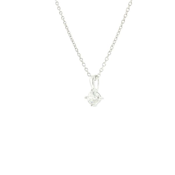 Delicate Sparkle. Everyday Elegance-Princess Piccolo Pendant Image 3 Bryan Jewelry Prattville, AL