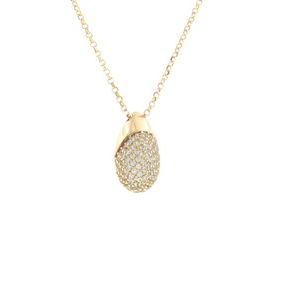 A Golden Drop of Radiant Style-Goccia Necklace Bryan Jewelry Prattville, AL