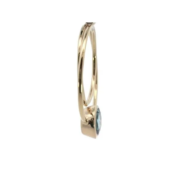 Joryel Vera Gemstone Collection- Double Circle Blue Topaz Necklace Image 2 Bryan Jewelry Prattville, AL