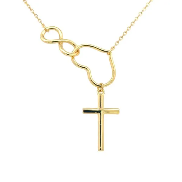 Share the Love of Christ Necklace in Yellow Plated Sterling Silver Bryan Jewelry Prattville, AL