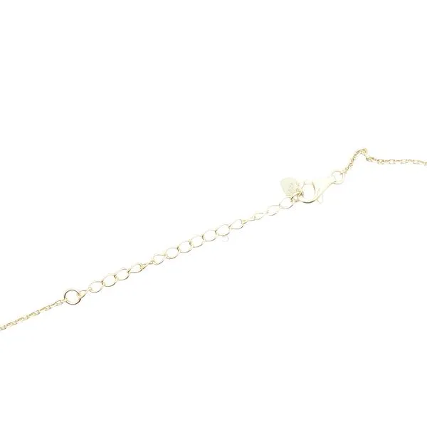 Shine in Style: Yellow Plated Sterling Silver Fixed Clover Station Pendant Image 2 Bryan Jewelry Prattville, AL