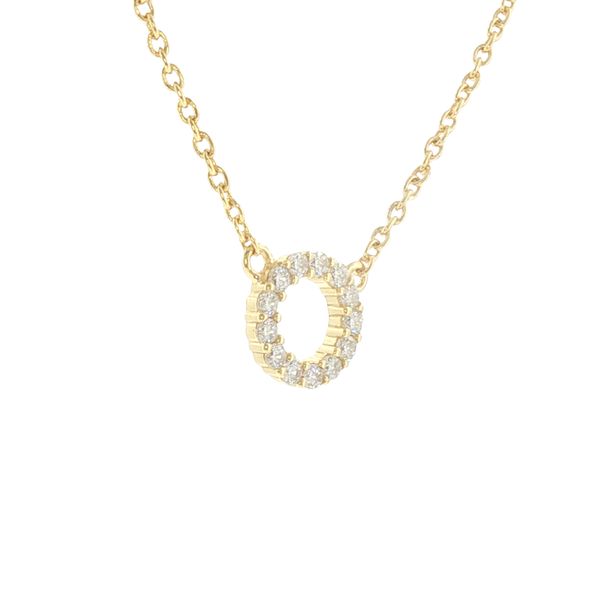 Endless Sparkle. Effortless Style.-Biella Piccolo Necklace in 18k Yellow Gold Plate Bryan Jewelry Prattville, AL
