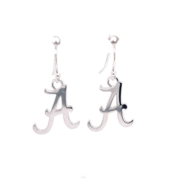 Alabama A Earrings in Sterling Silver Bryan Jewelry Prattville, AL