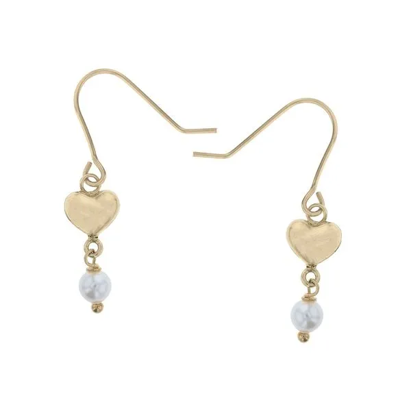 Heart earring w/Pearl Bryan Jewelry Prattville, AL