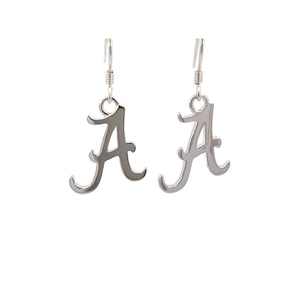 Script A earrings in sterling silver Bryan Jewelry Prattville, AL