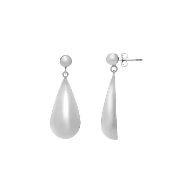 Polished puffed button earrings Bryan Jewelry Prattville, AL