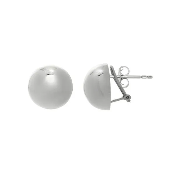 Polished puffed button earrings Bryan Jewelry Prattville, AL