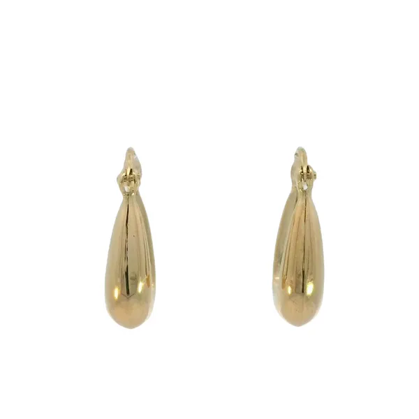 Joryel Vera Yellow Vermeil modern hoop earrings Image 2 Bryan Jewelry Prattville, AL