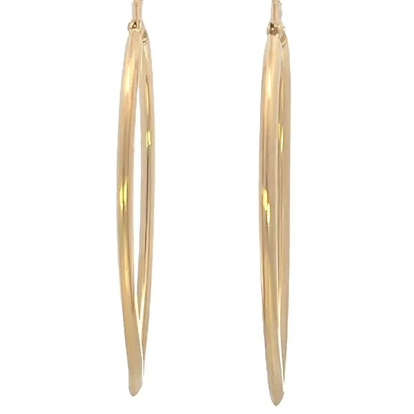 Joryel Vera Yellow Plated Fashion Hoops Image 5 Bryan Jewelry Prattville, AL