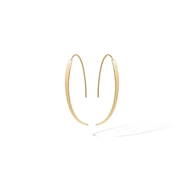 Joryel Vera Yellow Vermeil modern hoop earrings Bryan Jewelry Prattville, AL
