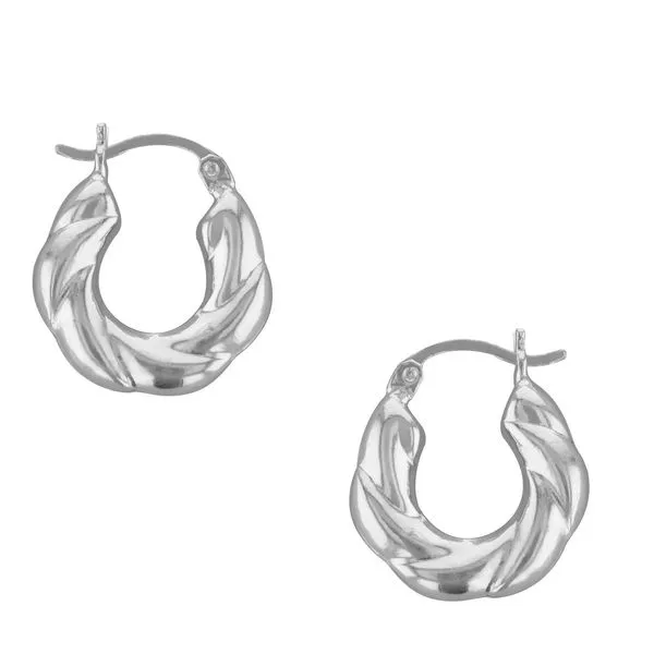 Swirl hoop earring Bryan Jewelry Prattville, AL