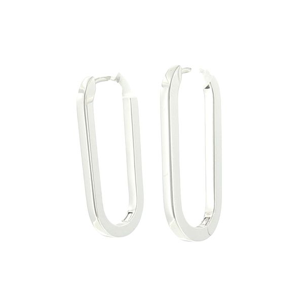 Modern Lines. Sleek Confidence.-Capizzi Pianura Medio Earrings Image 3 Bryan Jewelry Prattville, AL