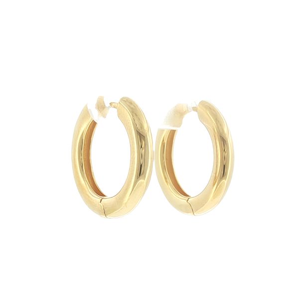 Smooth Shine. Effortless Style.-Carrara Pianura Medio Earrings in Yellow Bryan Jewelry Prattville, AL