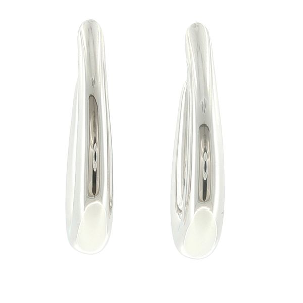 Smooth Curves. Everyday Shine-Goccia Pianura Medio Earrings Image 3 Bryan Jewelry Prattville, AL