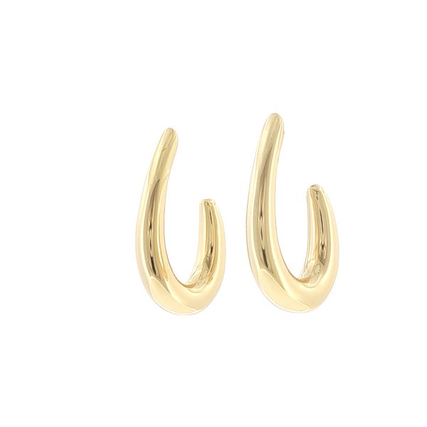 Petite Curve. Polished Perfection.-Goccia Pianura Piccolo Earrings in Yellow Image 2 Bryan Jewelry Prattville, AL