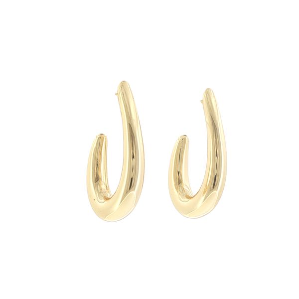 Petite Curve. Polished Perfection.-Goccia Pianura Piccolo Earrings in Yellow Bryan Jewelry Prattville, AL