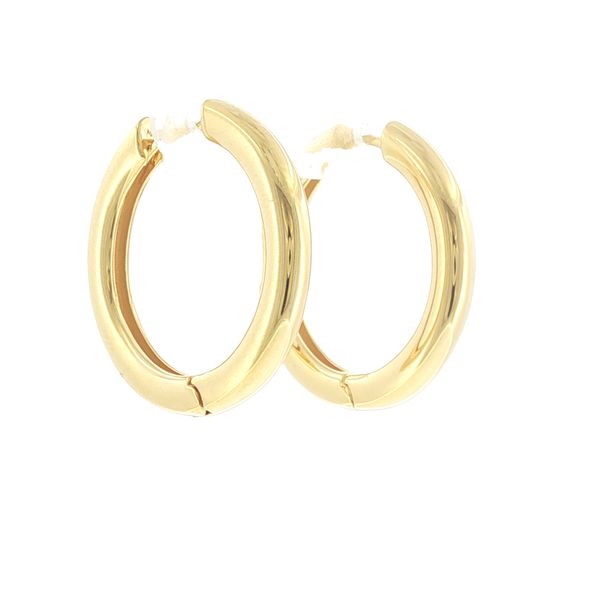 Bold Gold Shine with Effortless Everyday Style.-Carrara Pianura Grande Earrings Bryan Jewelry Prattville, AL