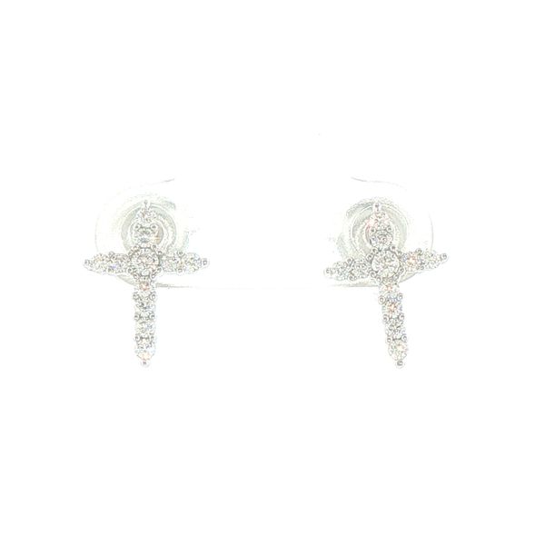 Cross Stud Earrings Bryan Jewelry Prattville, AL