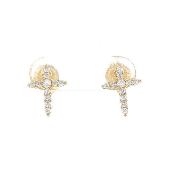 Cross Stud Earrings Bryan Jewelry Prattville, AL