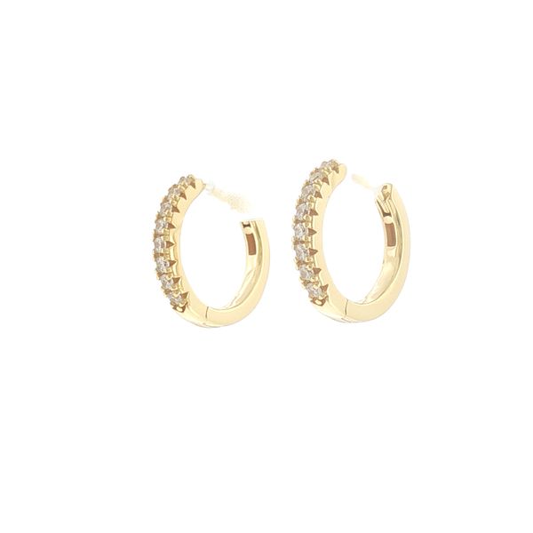 Everyday Sparkle. Effortless Style.-Ellera Medio Earrings in Yellow Image 3 Bryan Jewelry Prattville, AL