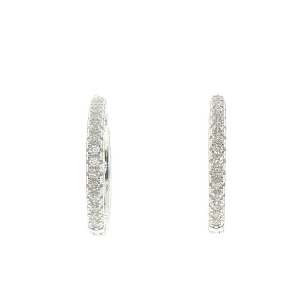 Ellera Grande Sterling Silver Hoop Earrings Bryan Jewelry Prattville, AL