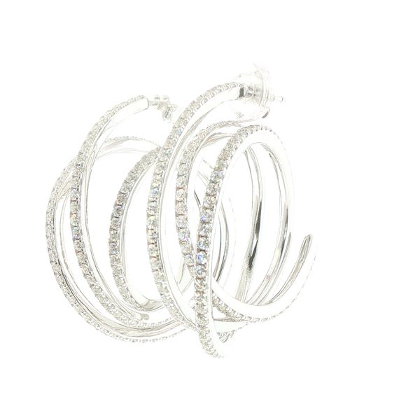 Spirale Grande Sterling Silver Earrings Image 3 Bryan Jewelry Prattville, AL