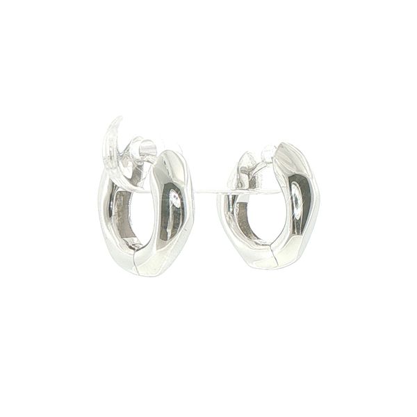 Roccia Sterling Silver Hoop Earrings Image 2 Bryan Jewelry Prattville, AL