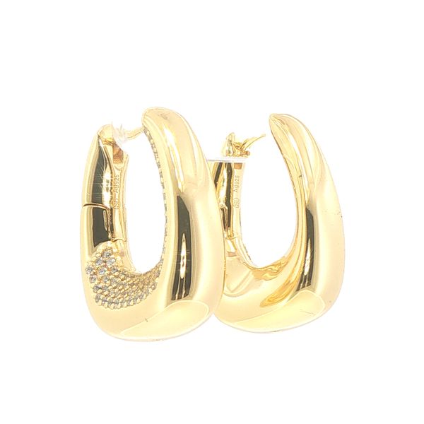Borsa Grande Gold-Plated Earrings Image 2 Bryan Jewelry Prattville, AL