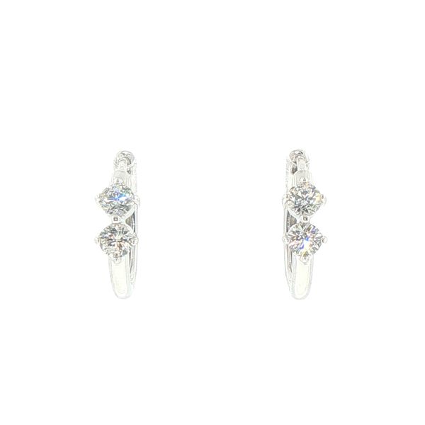 Princess Creolo Piccolo Sterling Silver CZ Earrings Bryan Jewelry Prattville, AL