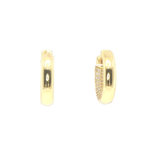 Melzo Piccolo Gold-Plated CZ Earrings Bryan Jewelry Prattville, AL