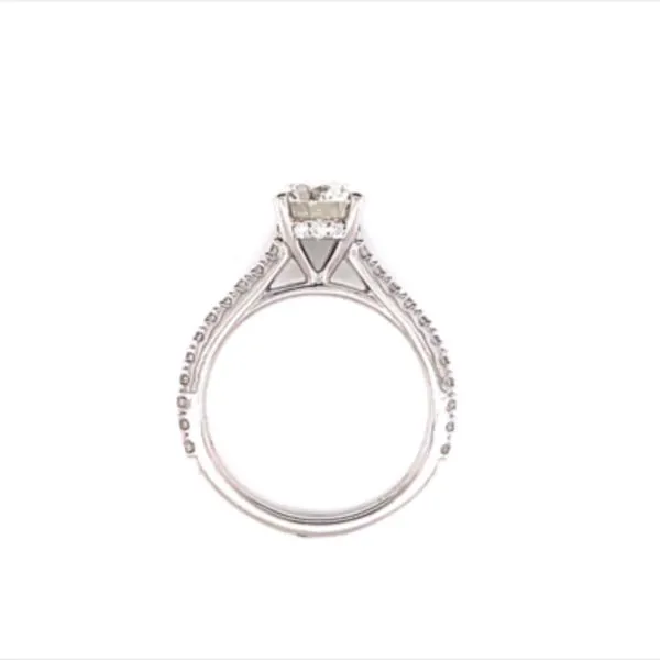 2ctw Lab Grown Engagement-1 1/2ct Round Center Image 4 Bryan Jewelry Prattville, AL