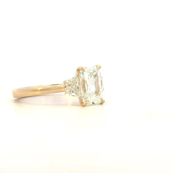 Lab Grown Radiant cut engagement ring - 2.09ctw Image 3 Bryan Jewelry Prattville, AL
