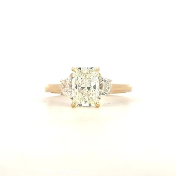 Lab Grown Radiant cut engagement ring - 2.09ctw Bryan Jewelry Prattville, AL