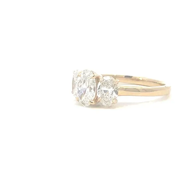 Lab Grown 3 stone ring Image 2 Bryan Jewelry Prattville, AL
