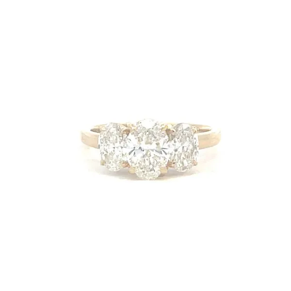 Lab Grown 3 stone ring Image 5 Bryan Jewelry Prattville, AL