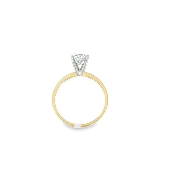 Lab Grown 1.00ct Diamond solitaire in 14ky tiffany mounting Image 4 Bryan Jewelry Prattville, AL