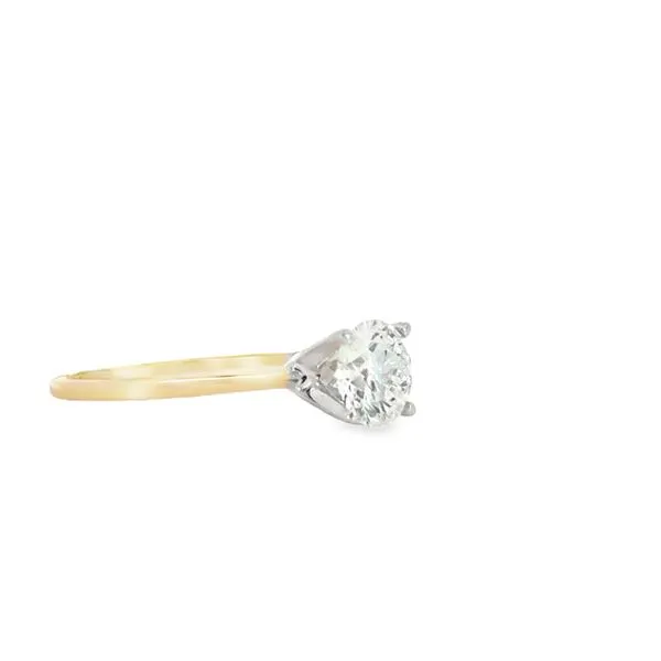 Lab Grown 1.00ct Diamond solitaire in 14ky tiffany mounting Image 5 Bryan Jewelry Prattville, AL