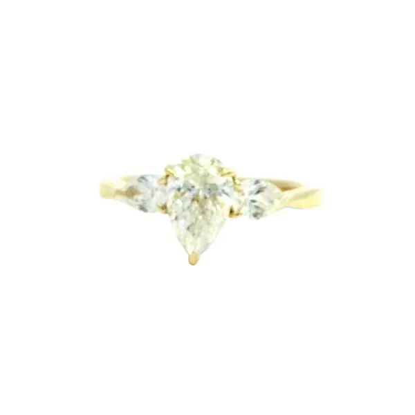 3 Stone Pear Ring Bryan Jewelry Prattville, AL