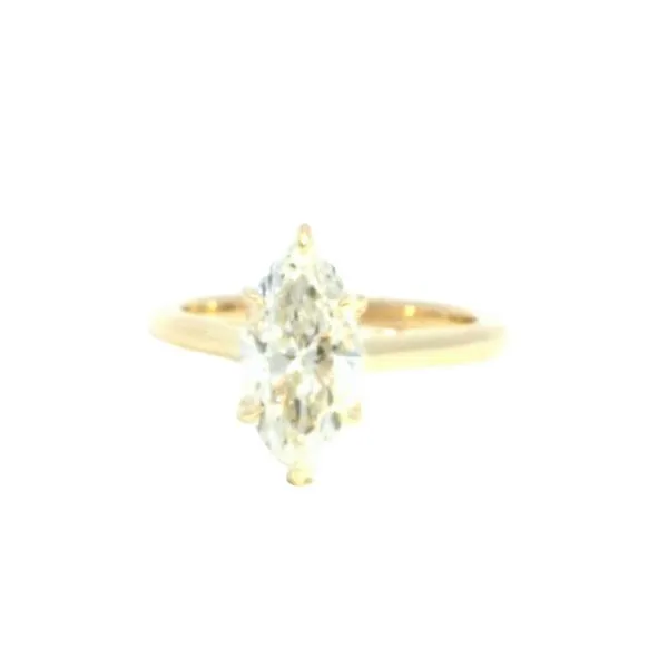 Lab grown marquise 2ct solitaire-14ky Bryan Jewelry Prattville, AL