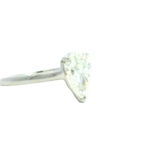 Lab grown 2ctw Pear shaped Diamond Solitaire Engagement Ring -14kw Image 3 Bryan Jewelry Prattville, AL